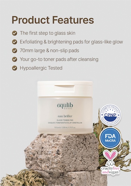 Eau Briller Glass Toning Pad