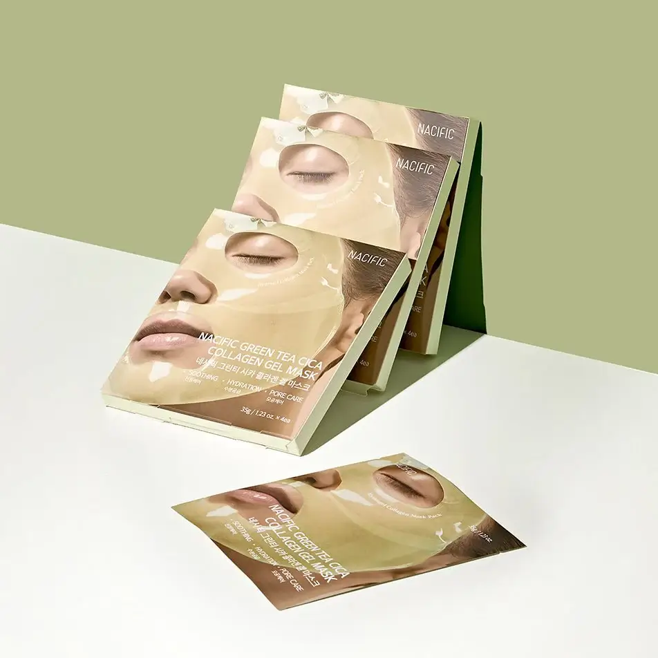 NACIFIC Green Tea Cica Collagen Gel Mask 