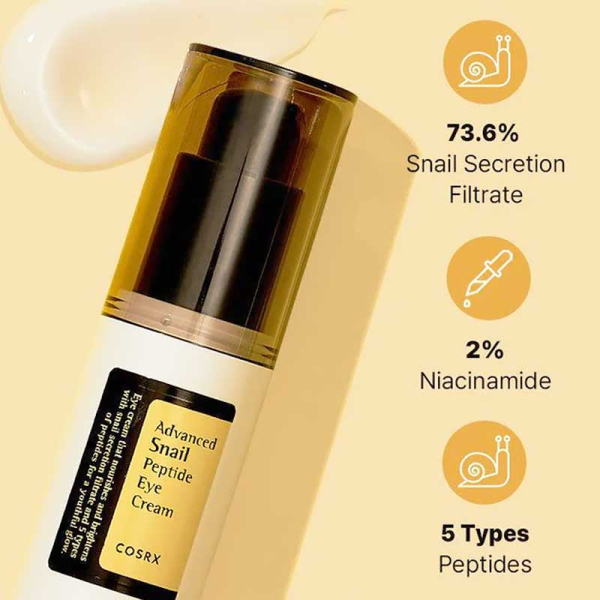 Cosrx advanced snail peptide moisturizing eye cream 25ml