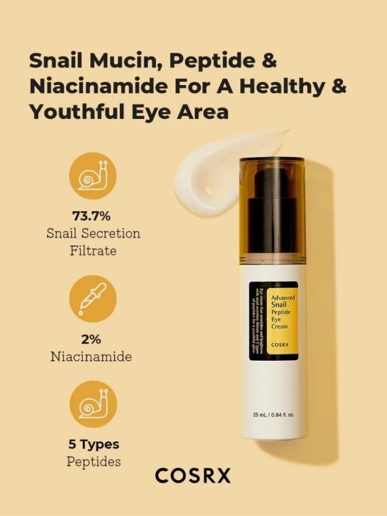 Cosrx advanced snail peptide moisturizing eye cream 25ml