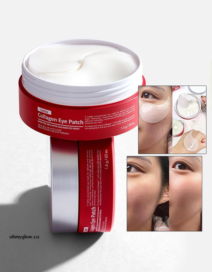 Medi-Peel - Red Lacto Collagen Eye Pads, 60 patches