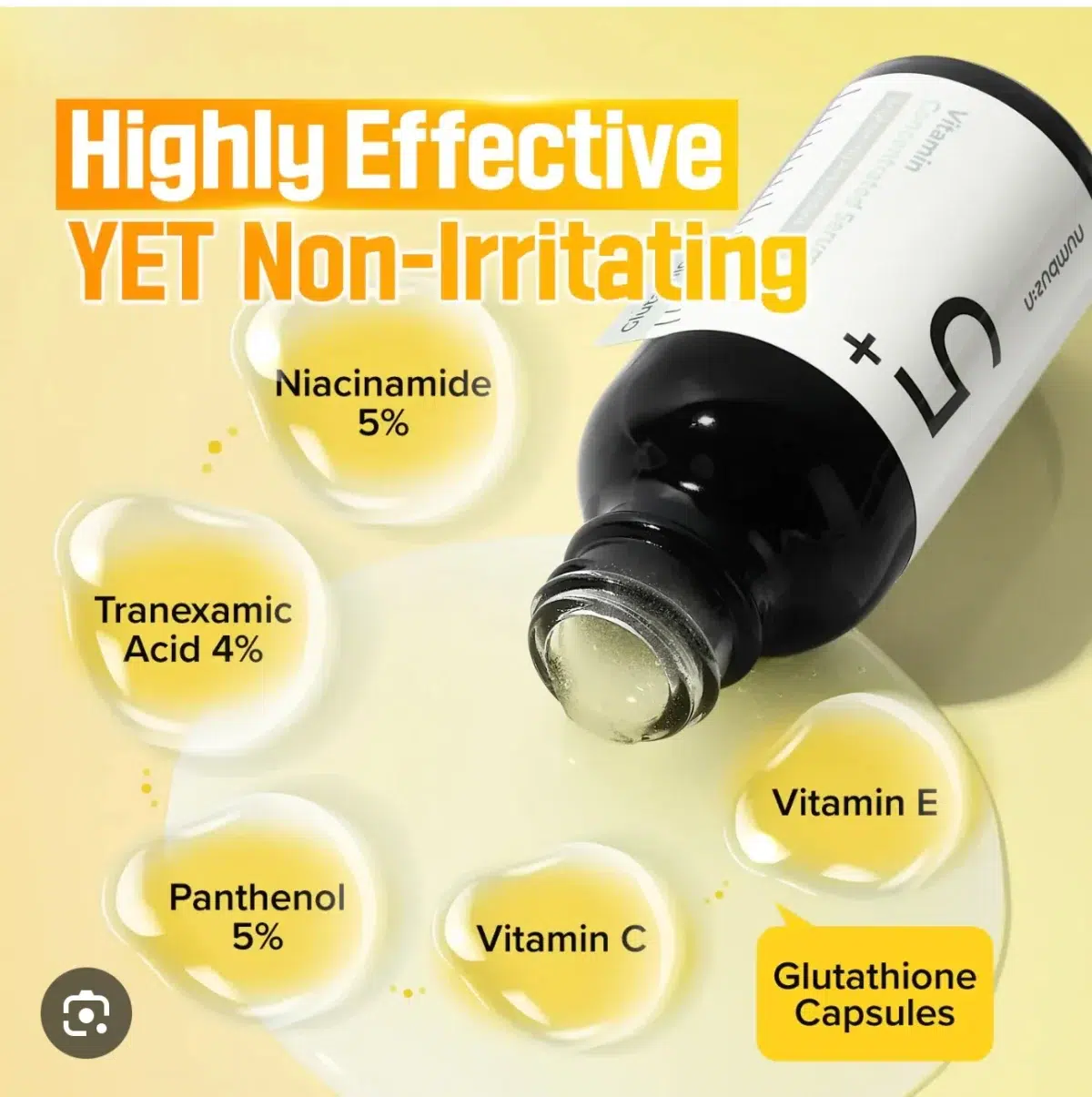Numbuzin No.5+ Glutathione Vitamin Concentrated Serum 30ml