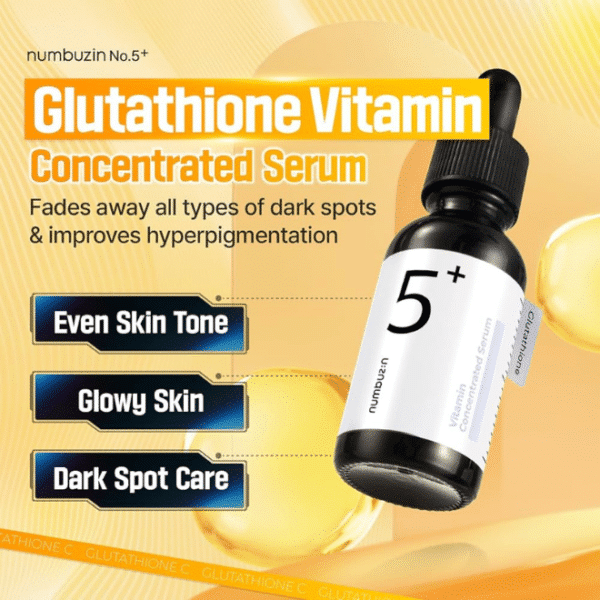 Numbuzin No.5+ Glutathione Vitamin Concentrated Serum 30ml