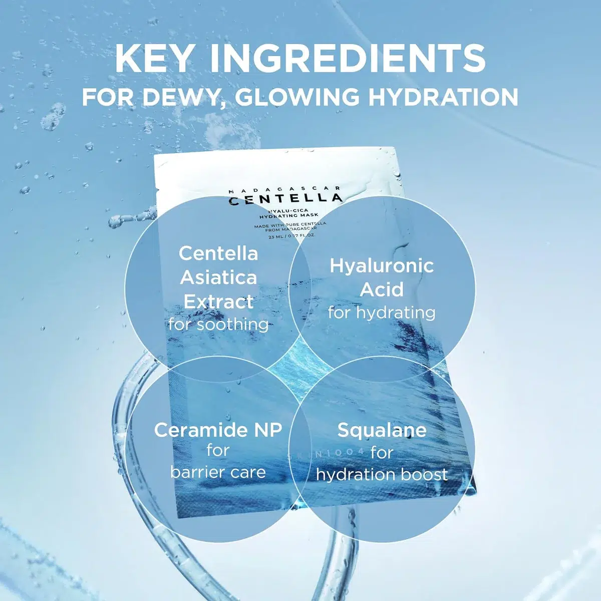 SKIN1004 Madagascar Centella Hyalu-Cica Hydrating Mask 23ml