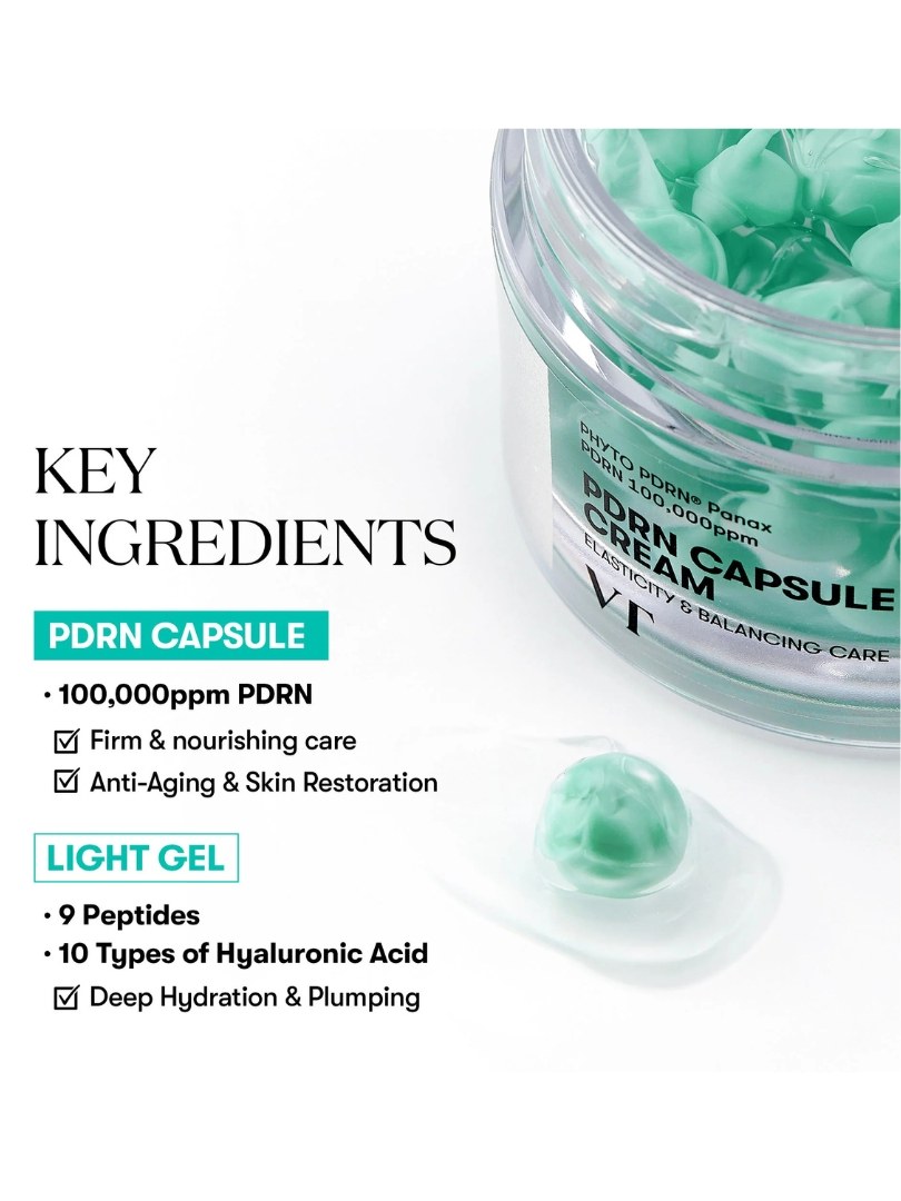vt cosmetics pdrn capsule cream 100 50ml