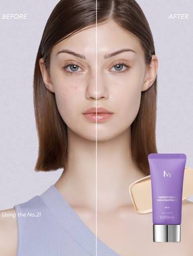 Missha M COVER SERUM BB CREAM #25 WARM_BEIGE 50ML