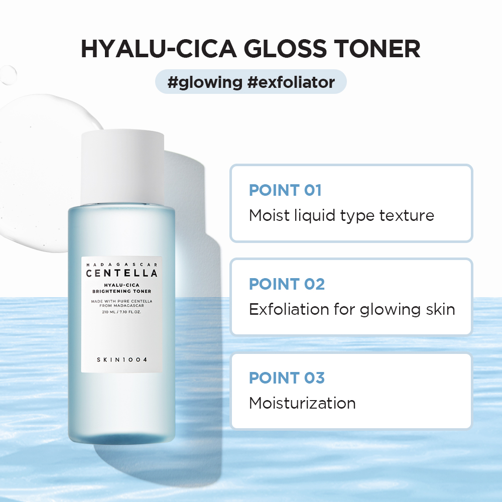 SKIN1004 Madagascar Centella Hyalu-Cica Brightening Toner 210ml