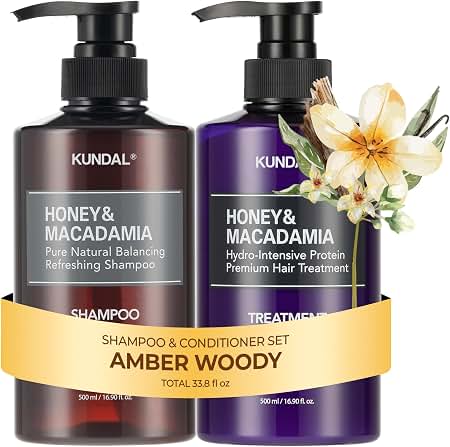 KUNDAL Honey & Macadamia Nature Shampoo Amber Vanilla