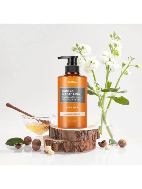 kundall_honey&macadamia_pure_body_wash_white_musk_500ml