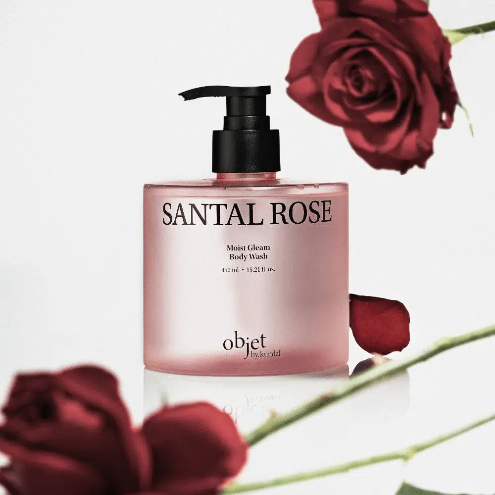 Objet by KUNDAL Moist Gleam Body Wash Santal Rose 450ml Objet by KUNDAL Moist Gleam Body Wash Santal Rose 450ml