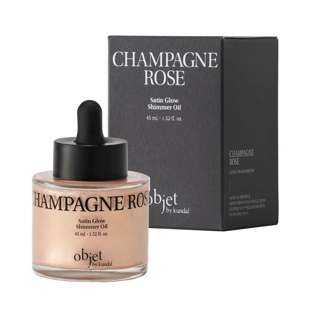 OBJET by KUNDAL Satin Glow Shimmer Oil Champagne Rose 45ml OBJET by KUNDAL Satin Glow Shimmer Oil Champagne Rose 45ml